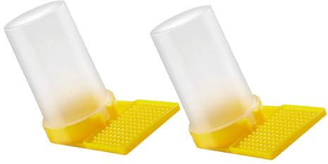 Milisten 2stücke Bienenfutterspender Bienenstock-eingangsfütterer Wasserfütterungsbecher Aus Pp-Material Wiederverwendbar Für Imkerei Und Imkereibedarf Einfach Zu Bedienen Lagern