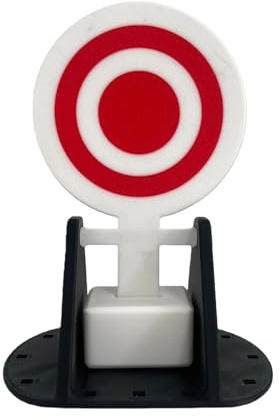 GKYQVE Automatic Reset Targets for Paintball Snow Ball and Airsofts Practice with Simple Assembly Selves Resetting Bright Color Training Targets