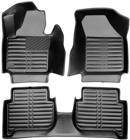 fussmattenprofi Fußmatten für VW Touran (1.Gen) 2003-2015 TPE-Kunstleder Allwetter Auto Fussmatten, Antirutschmatten Gummimatten, Allwetter Autofußmatten Zubehör