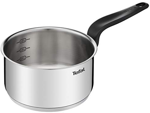 Tefal Primary casserole 18 cm (2,1 L), Garantie 10 ans, Acier inoxydable haute qualité, Induction, Mijoter, Faire bouillir E3082904