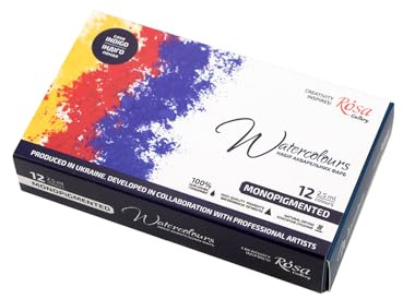 Gallery Watercolour Monopigmented 12 Pan Paint Set