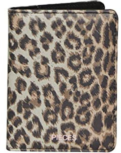 PIECES Women's 17135722, Black/Detail:leo, Einheitsgröße