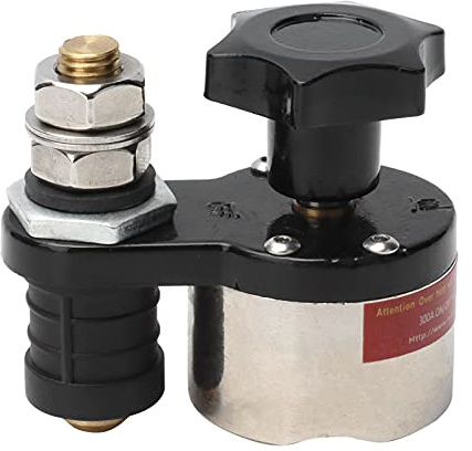 Morsetto di Terra per Saldatura Magnetica, Connettore Magnetico di Messa a Terra con Supporto Commutabile con Funzione On-off Regolabile, Adatto per la Messa a Terra di