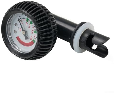 Psi Barometer Pressure Gauge Thermometer Air Valve For Inflatable Boat for KAYAK, Boat for KAYAK Air Valve Pressure Gauge, Clear Numerals, Waterproof And Easy To Carry