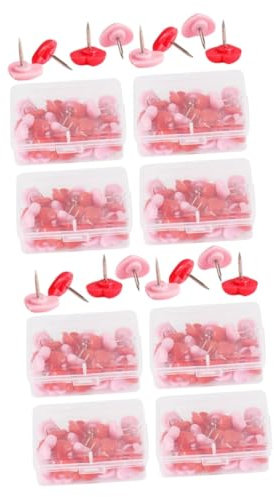 DIYEAH Herzförmige Pushpins Für Korktafeln Farbige Daumennägel Vielseitig Einsetzbar Für Fotowände Landkarten Und Einfach Zu Bedienen Und