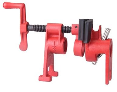 Serre-joint en Tube pour Bois 3/4 pouces 1/2 pouces collier de serrage robuste travail du bois collage collier de serrage collier de serrage montage charpentier outils de travail du bois(3-4 inch)