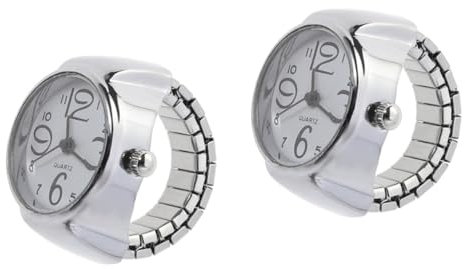 COLLBATH 2 Stücke Elastische Uhr Herren Quarz Armbanduhr Uhr Für Mädchen