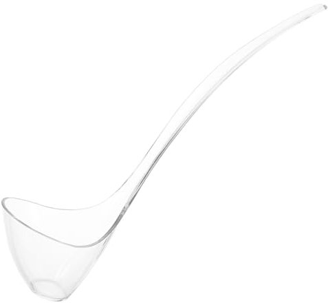 Cabilock Mestolo Per Zuppa Mestolo Di Plastica Manico Lungo Per Servire Cibo Cucchiaio Da Zuppa Riutilizzabile Per Uso Domestico