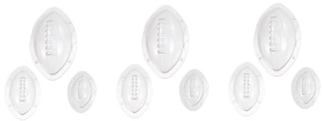 ABOOFAN 9pcs Household Cake Molds Rugby Baking Molds Football Cake Making Nonstick Jelly DIY