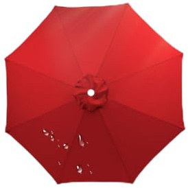 HonunGron Auvent De Remplacement pour Parasol 3.5m/3.0m/2.8m/2.7m/2.5m/2.3m/2m 6/8 Baleines, Toile De Parasol Déporté Remplacement Pour Cour, Jardin, Plage, Protection UV