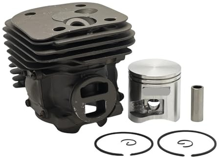 GHfdsTRE Kit Cilindro pistone da 50 mm Adatto for Motosega 372XP 372 365 X-TORQ 575255702 Ricambio Anello Perno Elastico Stile