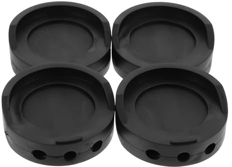 Kisangel 4 Pieces Rubber Furniture Foot Pads Anti-Skid Table Feet Protectors Chair Leg Covers Floor Protectors for Hardwood Floors, Wear-Resistant Non-Slip Shock-Absorbing Pads