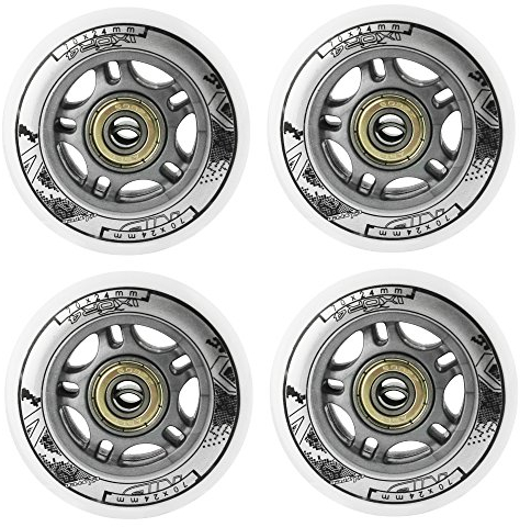 Inliner Rollen, für Freizeit-Skating PU 70mm/82A 4 St. + Lager ABEC7 8 St. Nils