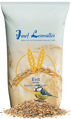 Leimüller Vogelfutter Wildvögel Ganzjährig 5Kg (Waldvogelfutter) - Premium Wildvogelfutter mit extra Sämereien – feines Ganzjahresfutter - Streufutter für Waldvögel 5Kg Staubfrei