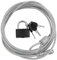 Long 3M Steel Security Vinyl Coated Cable & Padlock Bike/Car/Trailer/Secure Lock