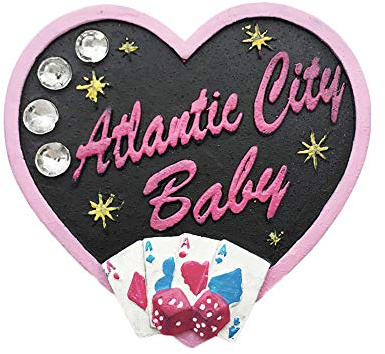 3D Atlantic City New Jersey USA Kühlschrank Kühlschrankmagnet Tourist Souvenirs Handgemachte Harz Handwerk Magnetische Aufkleber Home Küche Dekoration Reise Geschenk