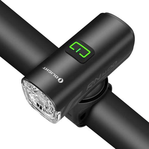 OLIGHT RN 400 Lumière de Bicyclette 400 Lumens L'Autonomie 7H Appuyez Pendant 5S Éclairage de Vélo Étanche IPX 7 Projecteur Avant de Bike Puissant pour la Déverrouiller Phare Rechargeable Rapide