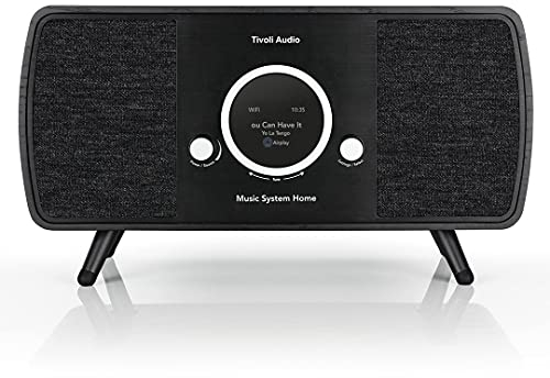 Tivoli Audio compatible - Music Home System 2Gen With Bluetooth Wi-Fi/DAB+ (Black/Balck)
