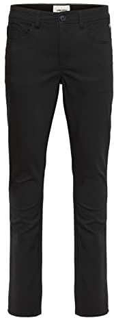 Blend BHNewbury PA – 20715075 herrbyxor, tygbyxor, arbetsbyxor, Svart (194007), 36W x 32L