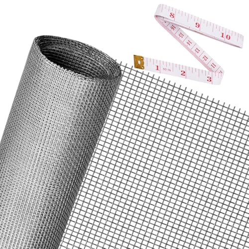 Moustiquaire de fenêtre de rechange, 150 x 279 cm, en maille durable pour porte de patio, porche, fenêtre, kit de réparation réglable en fibre de verre, filet coulissant, rouleau de filet pour animaux