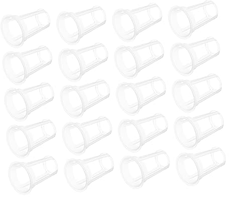 Mipcase Panier de Culture Hydroponique 100 Pièces PP Blanc pour Plantes