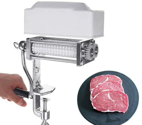 CuteHairy Fleischklopfer, Robuster Fleischklopfer für den Heimgebrauch, Handkurbel Steaker, Fleisch Pork Tenderiser Tool, Antihaft Schnitzelklopfer, Fleischklopfermaschine