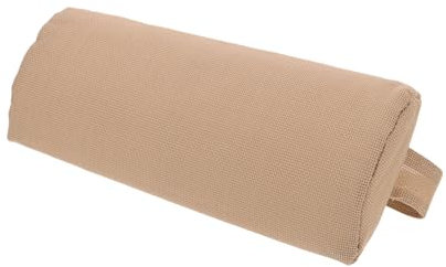 Happyyami Coussin pour Chaise de Plage Beige Design Portable et Support Confortable, Oreiller pour Fauteuil Relax Extérieur Plage Bureau