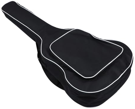 Yardwe wasserdichte Gitarrentasche Aus Oxford Mit Robustem Gurtdesign Für Instrumententasche Schwarz