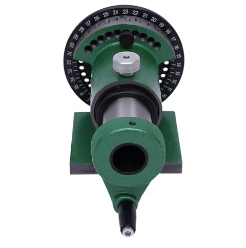 Burcgina PF70-5C Drill Press Table, Milling Working Table High Precision Spin Jigs Precision Spin Index Fixture Collet for Drilling, Grinding, Machining Green,One Size