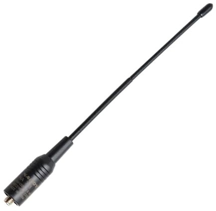 WUWMTUTCK NA-701 SMA-Hembra de Doble Banda 144/430Mhz 2.15dB Antena HT/escáner Apto for Baofeng uv-5r uv-888s UV-S9 Plus Radio Walkie Talkie(1PCS)