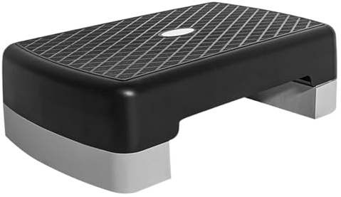 Aerobic Stepper - Höhenverstellbares Gerät | Rutschfeste Fitnessplattform | 45 cm, Training, Home Gym, Sichere Trittfläche, Effektives Workout, Muskelaufbau, Kondition, Cardio, Sport Zubehör