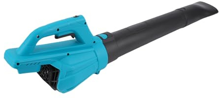 ViaGasaFamido Sladdlös Lövblåsare Batteridriven Lövblåsare Elektrisk Lövblåsare 220m/s Vindhastighet 6 Justerbara Hastigheter Lättvikt med Antivibrationsgummihandtag för Gräsmattavård