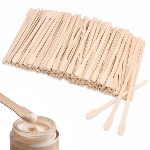 MNYXIS 300 Bastoncini Legno per Ceretta Sopracciglia e Viso, 88x6.5mm Spatole Legno Monouso per Depilazione Professionale, Applicatori per Cera Brasiliana e Viso - Set da 300 Pezzi