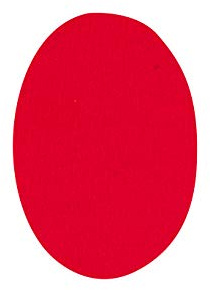 6 Patchs thermocollants pour genoux et coudes Rouge. Réparation et renforcement survêtements enfants 13,9 x 9,3 cm