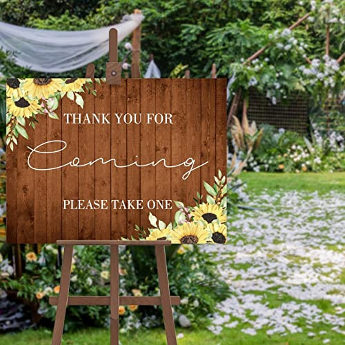 Nome personalizzato Girasole Floreale Benvenuto al Matrimonio Cartello Nome personalizzato per Sposi e Sposi Regalo di Nozze Cartello Rustico Decorazione di Nozze Cartello di Benvenuto per Matrimonio
