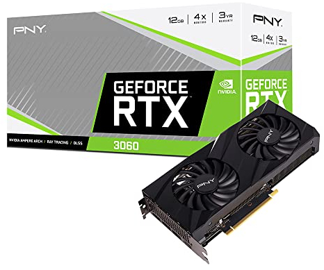 PNY Scheda Grafica GeForce RTX™ 3060 12GB VERTO Dual Fan