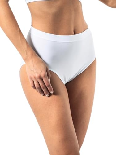 Liabel Culotte Donna Microfibra Morbida Senza Cuciture (Confezione da 6) Slip Donna Vita Alta Effetto Pancia Piatta Made in Italy