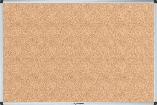 Legamaster UNITE Korktafel - 60x90cm - Pinnwand zum Aufhängen inklusive Wandhalterung - aus 100% Naturkork mit extra leichtem Aluminiumrahmen zum Anheften von Notizen