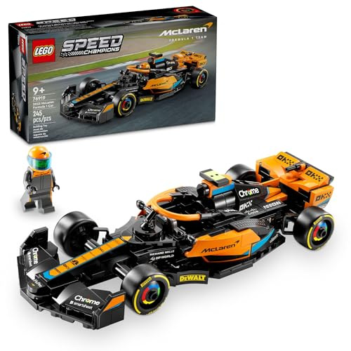 LEGO 76919 Speed Champions McLaren Formel-1 Rennwagen - F1 Rennauto mit Minifigur, Rennwagen Bauset, Spielzeug-Auto, Geschenkidee für Weihnachten, Auto-Fans