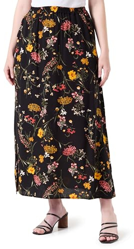 VERO MODA Vmeasy Maxi Skirt WVN Ga, Negro, M