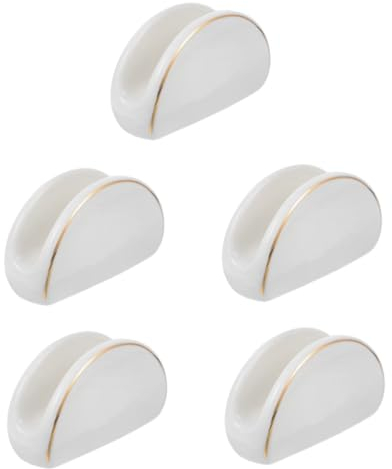 TOPBATHY 5pcs Vintage Napkin Dispenser Napkin Holder for Restaurant Desktop Dispenser Ceramic Stand