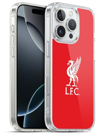 Head Case Designs Offizielle Liverpool Football Club Logo Weiss Und Rot Liver Bird Gelhülle [Militärischer Schutzgrad] Kompatibel Mit Apple iPhone 16 Pro Und Kompatibel Mit MagSafe