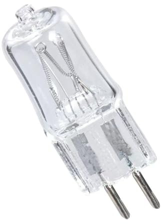 UGEFKMQ 1Pc Clear Halogen Bulb G6.35/GY6.35 Halogen Light Bulb 220V 200W T4 Jc Bi-Pin Base 120V-150W