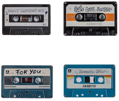Freak Scene Blechbox Kassette Mixtape Blechdose Schatulle Dose Metall-Aufbewahrungsdose Set