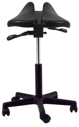 Generico Sgabello Da Sella, Sedia Da Salone Mobile, Sedia Girevole A 360°, Altezza Regolabile For Ufficio, Barbiere, Casa