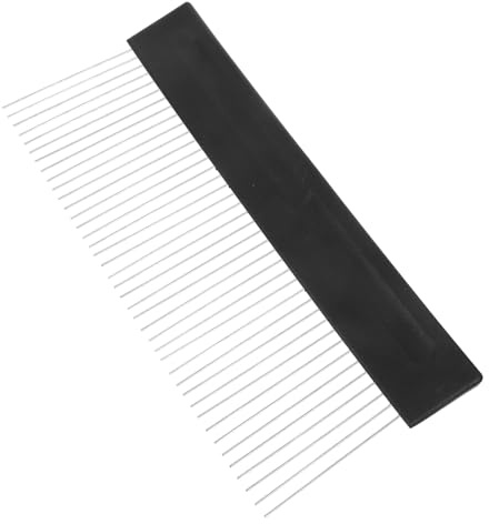 Pettine Raschiatura Acciaio per Nero Inox Artistico in Texture | Strumento per Stucco Decorativo, Finitura Effetto Lino, Uso in Interior Design e Mobili