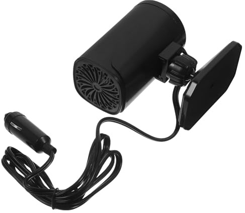 MUSISALY Kühlerventilator für Auto mit Heizung und Entfroster 12v Abs Material Tragbar mit Zigarettenanzünder für Winter und Kombiwagen Effiziente Entfeuchtung