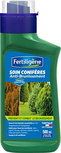 FERTILIGENE FBRUCO2 Soin Anti-Brunissement des Conifères 500ml - Action préventive et curative - 500ml pour 20 Plants