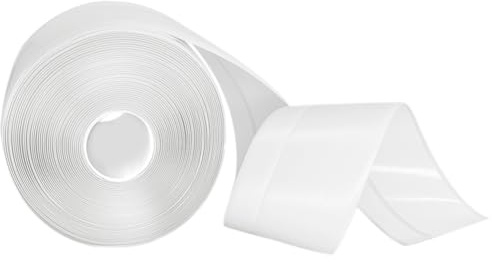 Weichsockelleiste Selbstklebend, 50x20mm 12M PVC Sockelleiste Selbstklebende, Sockelleisten küchenabschlussleiste für Küche und Badezimmer Weiß