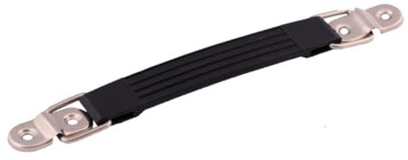 Ciieeo Tirador de Armario Negro Flexible para Armario y Vestidor 3 Piezas